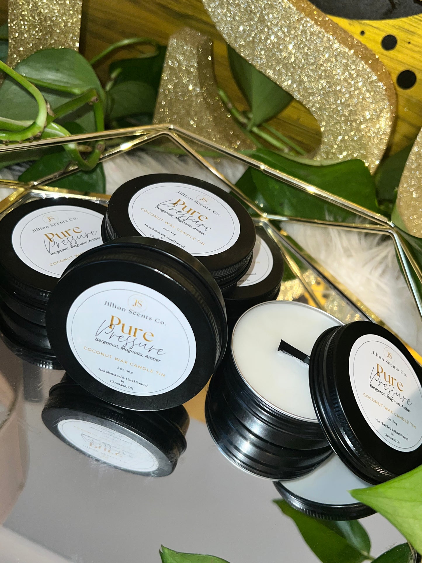 8 oz Pure Pressure Apricot Coconut Cream Wax Candle