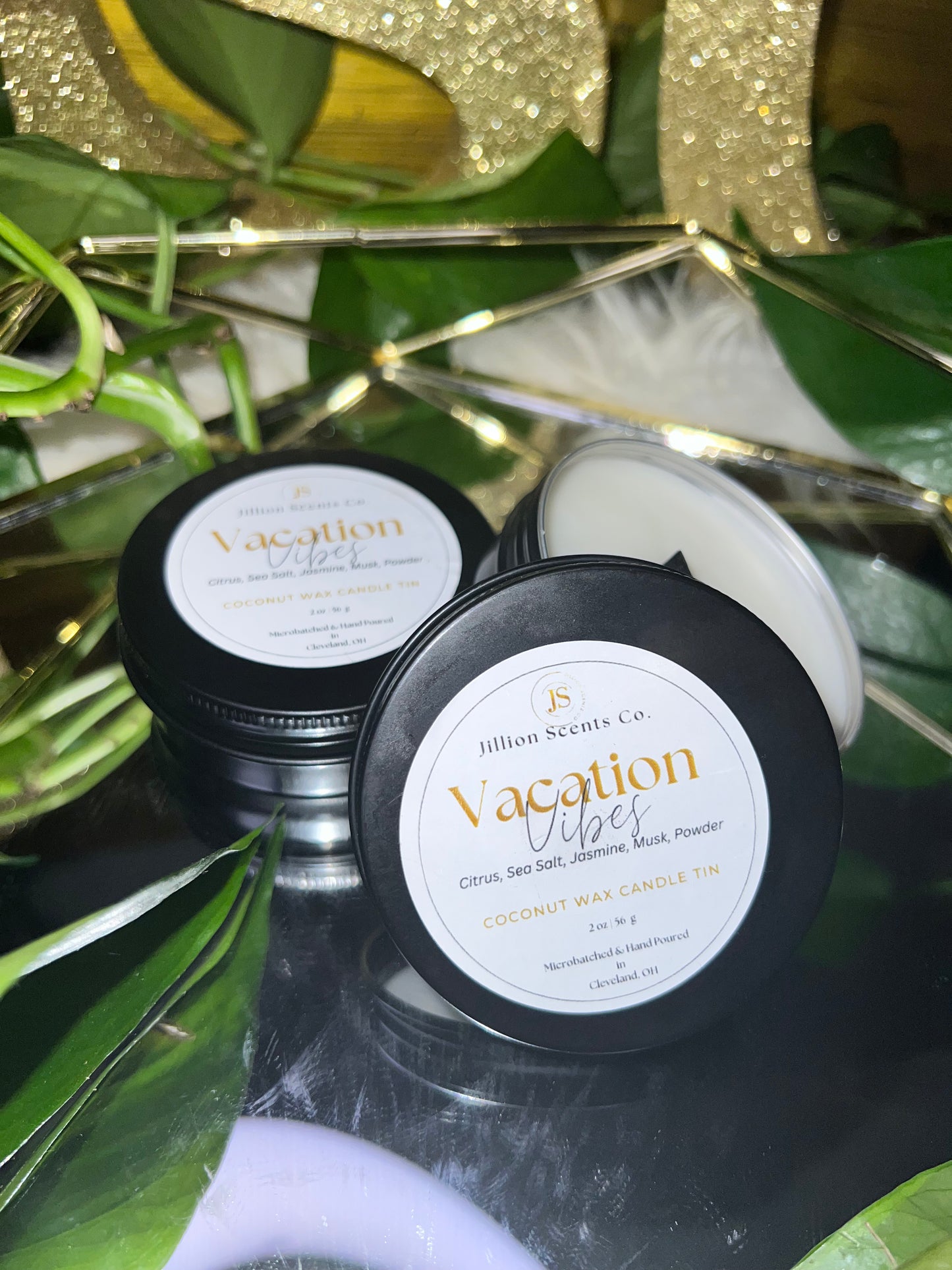 8 oz Vacation Vibes Apricot Coconut Cream Wax Candle