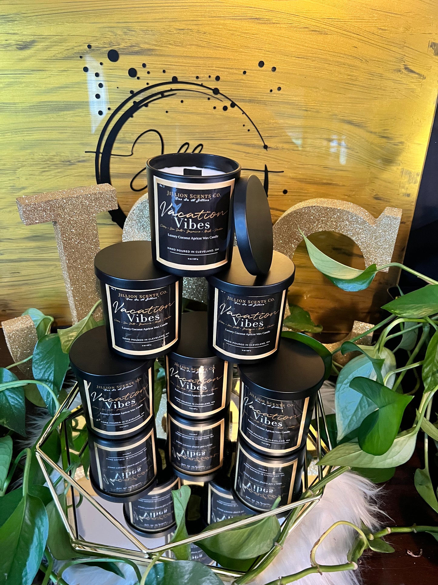 8 oz Vacation Vibes Apricot Coconut Cream Wax Candle