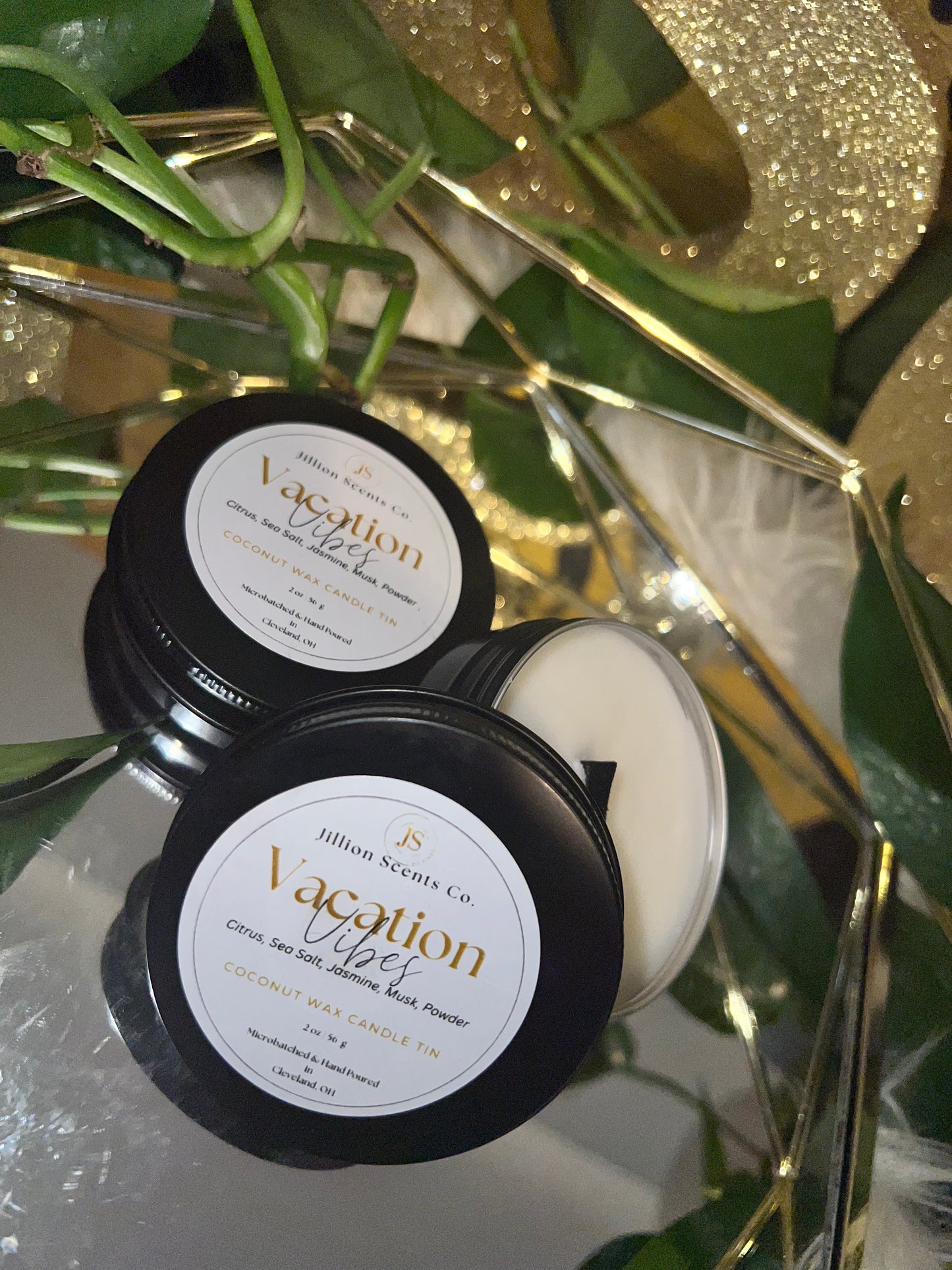 8 oz Vacation Vibes Apricot Coconut Cream Wax Candle