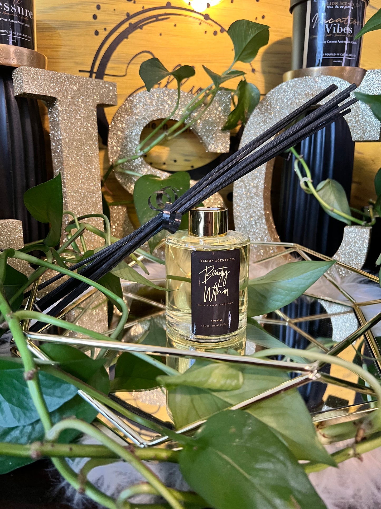 Beauty Within 5oz (150 mL) Reed Diffuser w/ 8 Rattan Reeds
