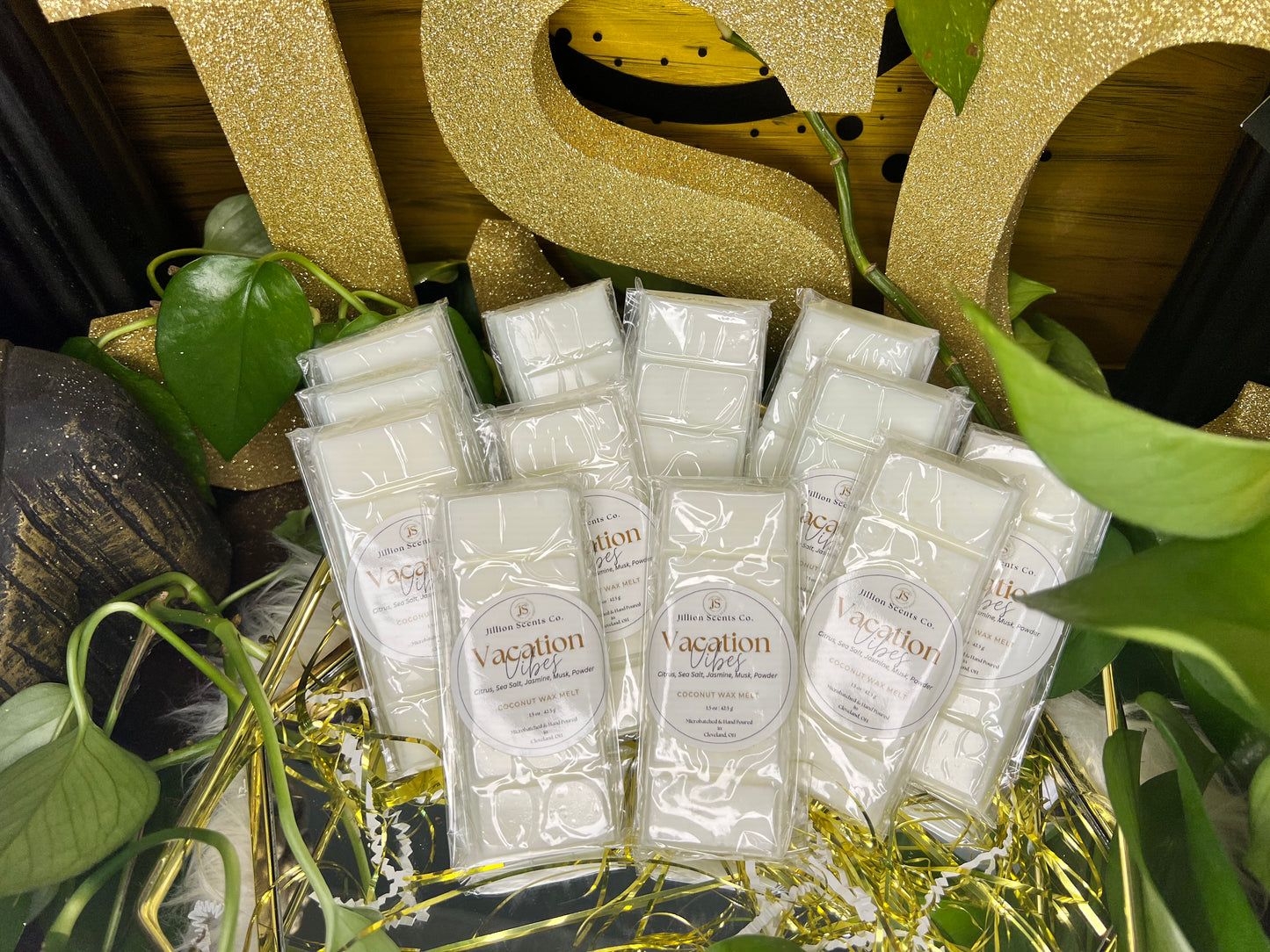 Vacation Vibes 1 oz Coconut Wax Melt Single Clamshell