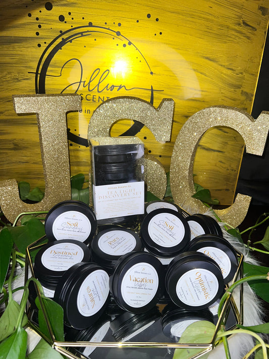 2oz “Discovery Set” (6 Scents\Set) Apricot Coconut Cream Wax Candle Tins