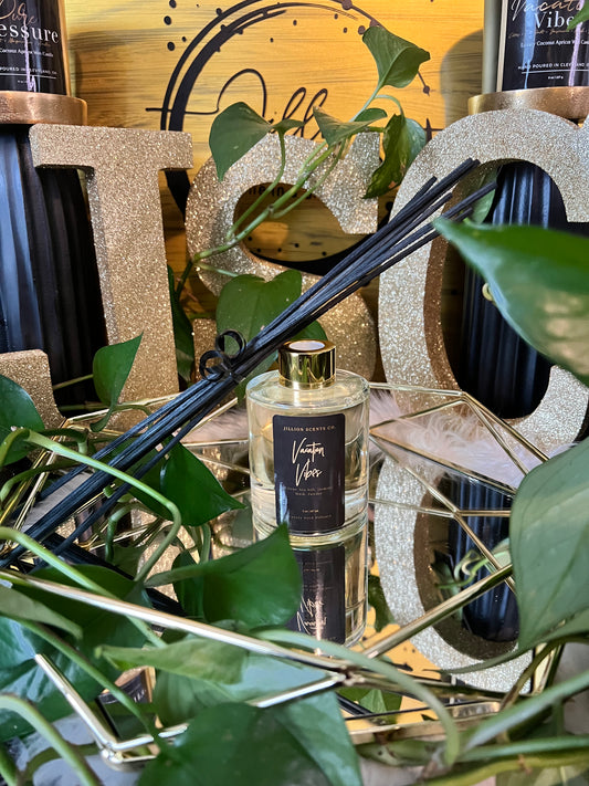 Vacation Vibes 5 oz (150mL) Reed Diffuser w/ 8 Rattan Reeds